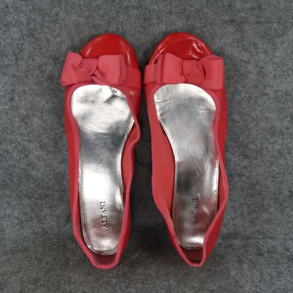 Alfani Shoes Womens 8 Ballet Dress Flats Bow Round Toe Slip On Skimmer Fashion - Picture 7 of 13